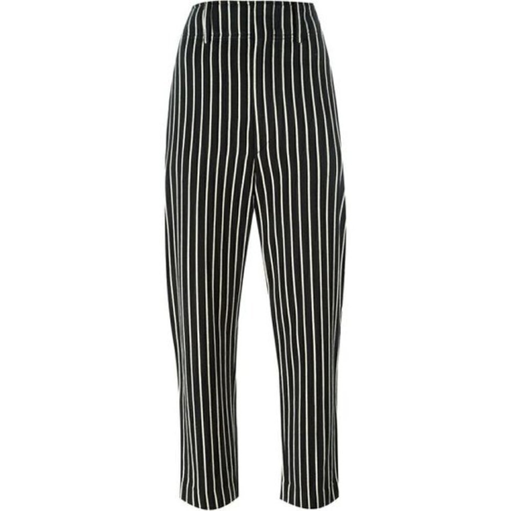 Isabel Marant High Rise Striped Slouchy Pants Sz 6